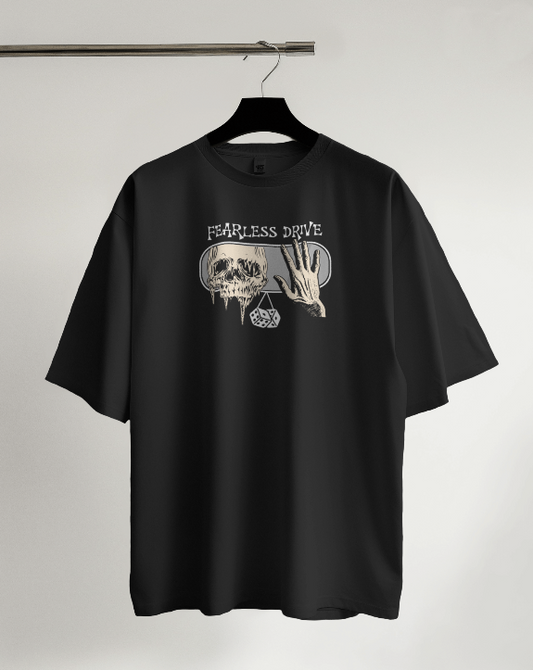 Black Skull Graphic Short Sleeve T-Shirt"