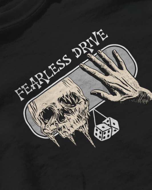 Black Skull Graphic Short Sleeve T-Shirt"